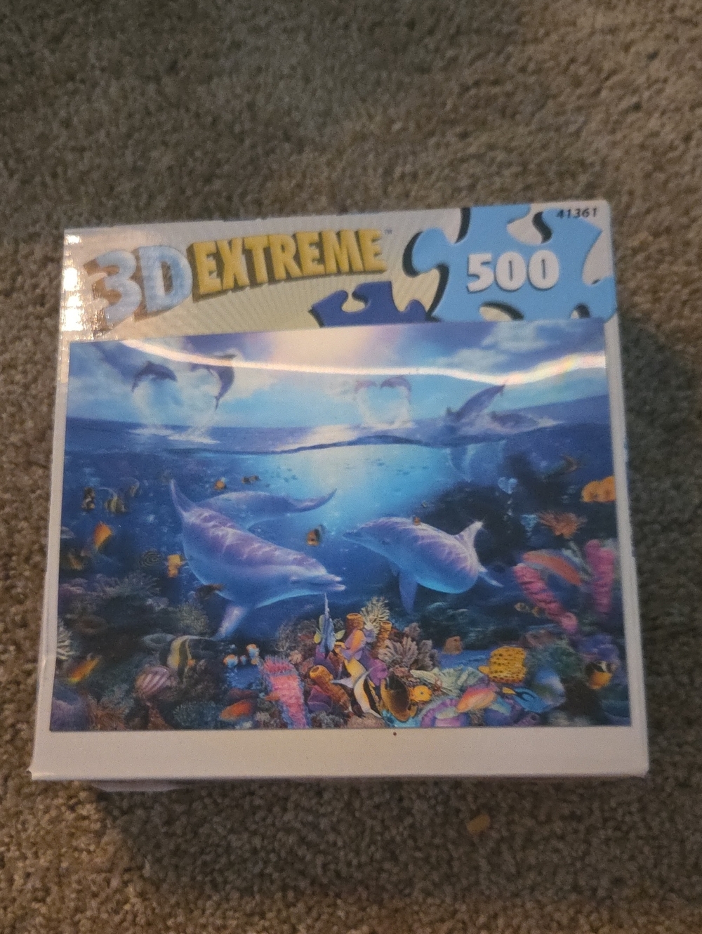 Dolphin Ocean 500-Piece Puzzle - Blue